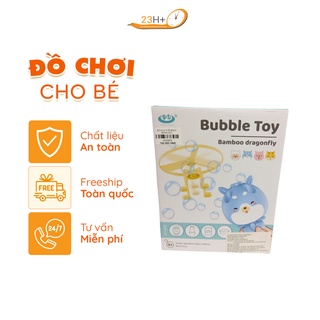Đồ chơi thổi bong bóng có chong chóng cho bé