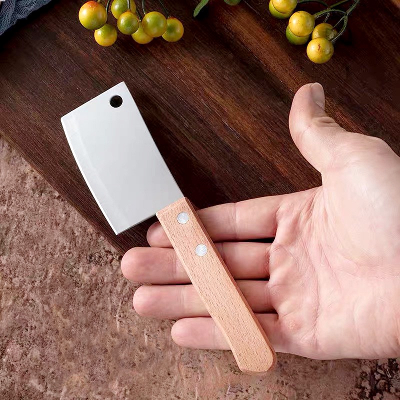 MVP2654 Dao Dọc Giấy Mini Cán Gỗ Unbox Mini Hot Tiktok, Dao Cắt Bánh Ngọt Mini Decor Trang Trí Phong Cách Hàn Quốc