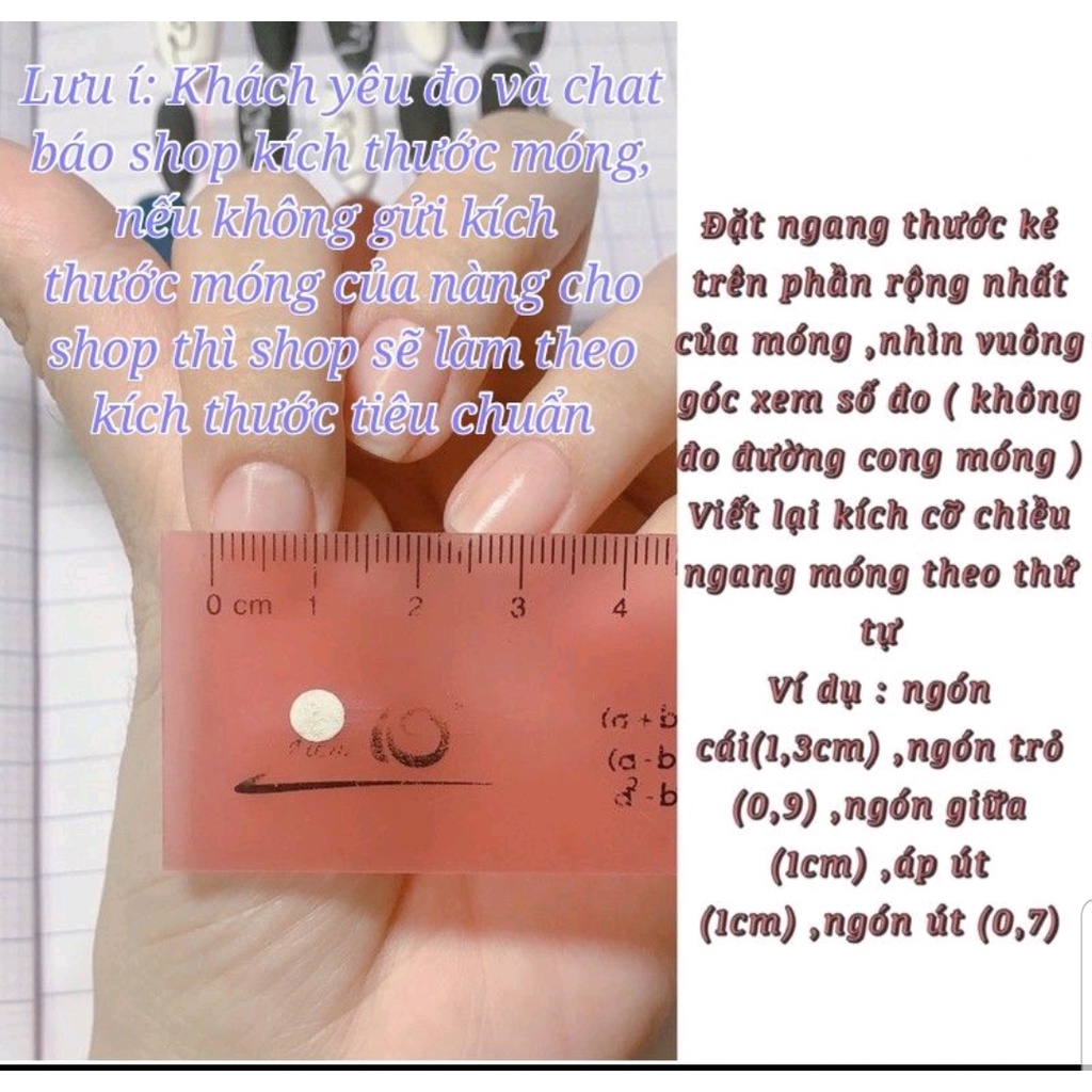 NAIL BOX MÓNG ÚP THIẾT KẾ - KÈM THEO DŨA VÀ KEO GẮN