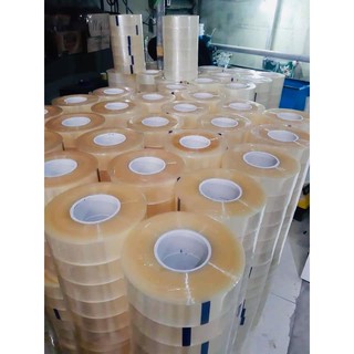 Băng Dính/Băng Keo OPP 1kg/cuộn Lõi Mỏng 3mm Đục/Trong/Vàng (0.5kg-0.8kg)