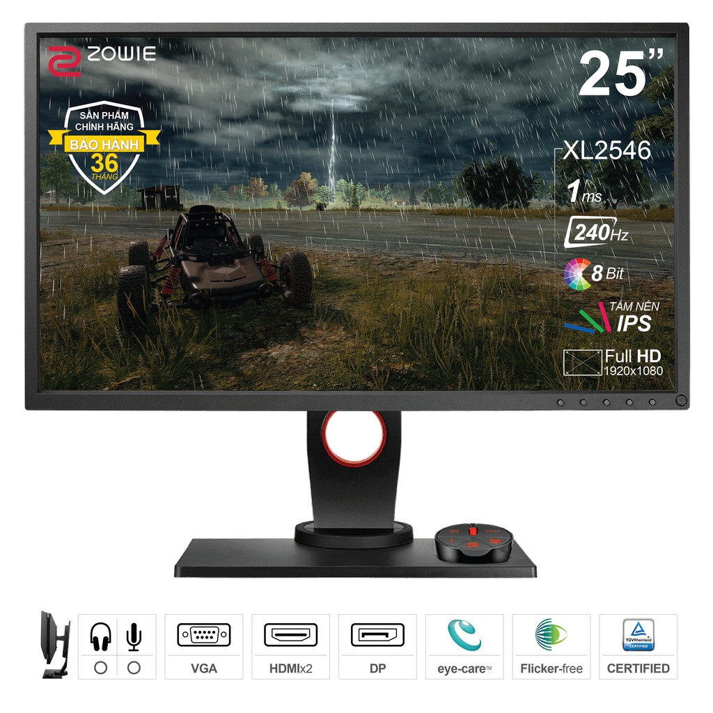 [Nhập ELCOIN1M giảm 5% đơn 3TR] Màn hình BenQ Zowie XL2546 25 inch Full HD 1920 x 1080 1ms 240Hz TN ChínhHãng | BigBuy360 - bigbuy360.vn