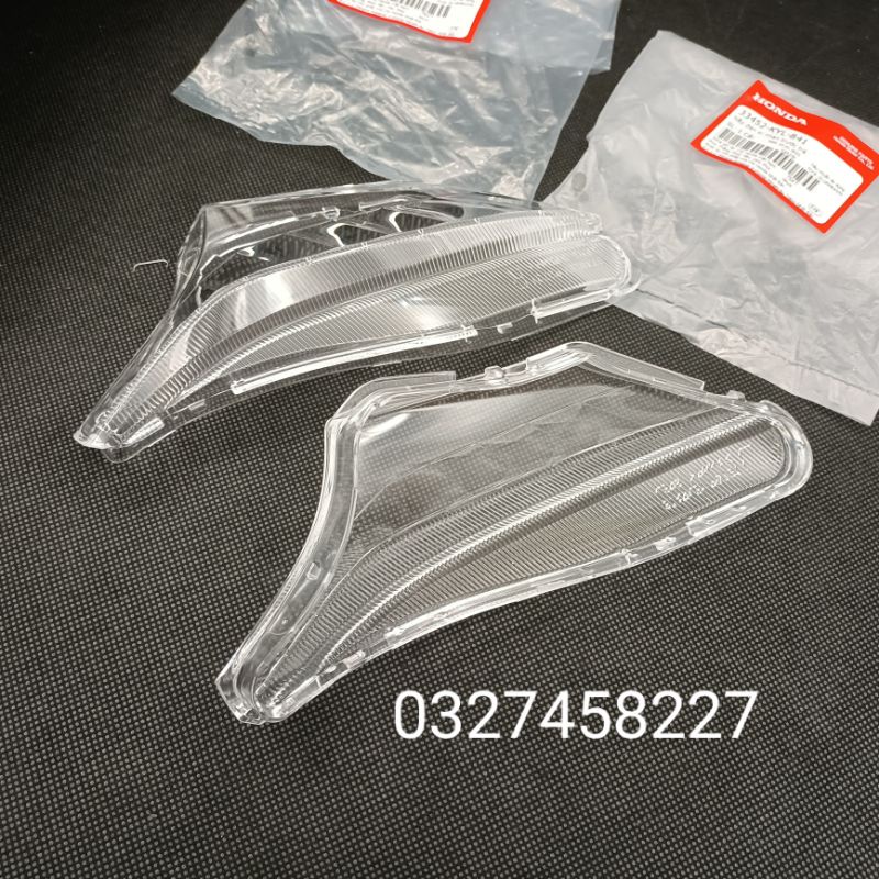 Cặp nắp võ đèn xi nhan trước xe FUTURE X 125 zin honda