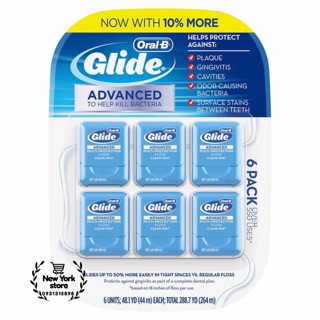 (Kèm bill USA) Mẫu mới nhất chỉ nha khoa Oral B USA vỉ 6 hộp 264 mét