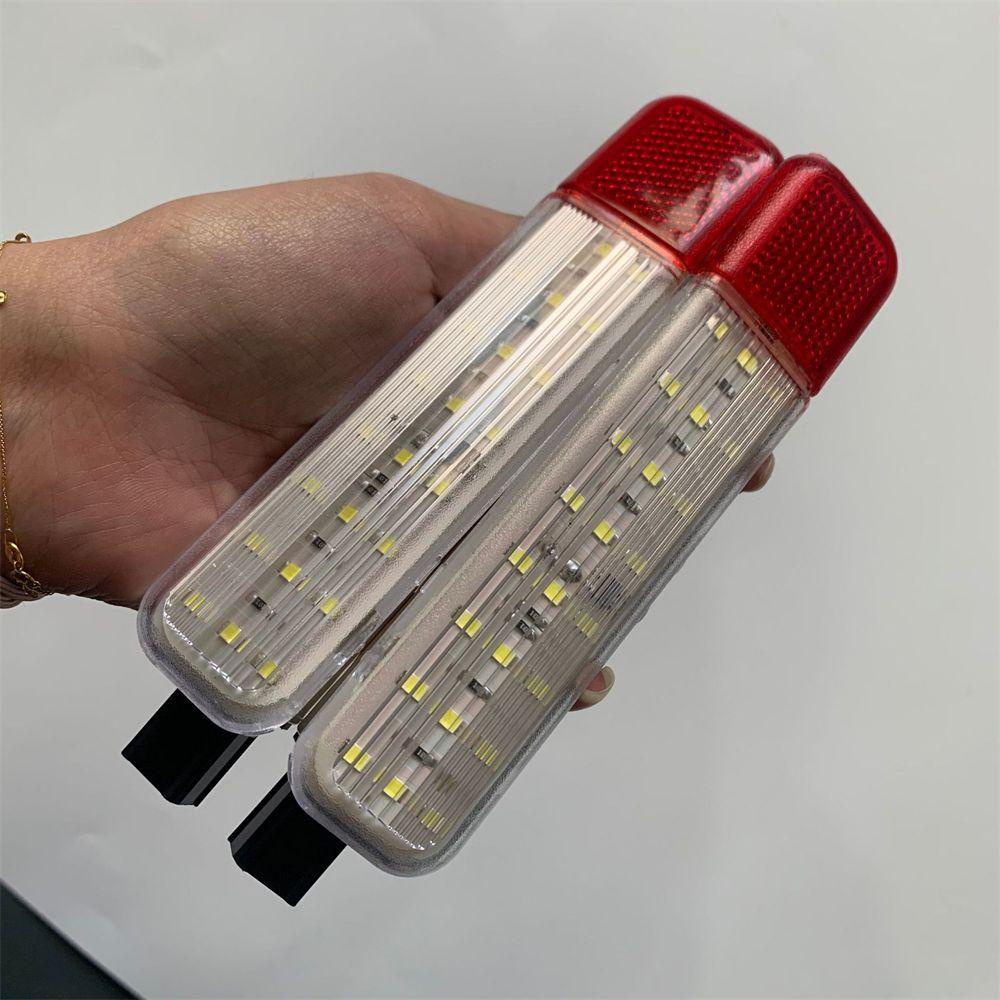 2 Đèn LED Gắn Cửa Xe Hơi Trang Trí Nội Thất Mới