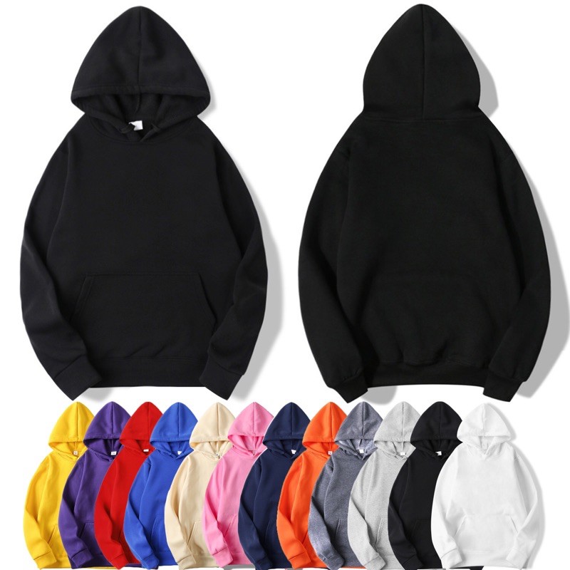 Áo khoác hoodie GẤU 194 Nam Nữ vải nỉ co dãn, dày dặn mềm mịn form rộng - Hoodie Trơn | BigBuy360 - bigbuy360.vn