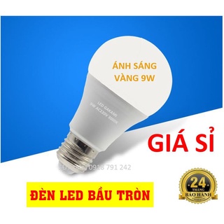 (Giá sỉ) Bóng đèn led bầu 12w ánh sáng vàng 3000K, thương hiệu Led Gakami cao cấp