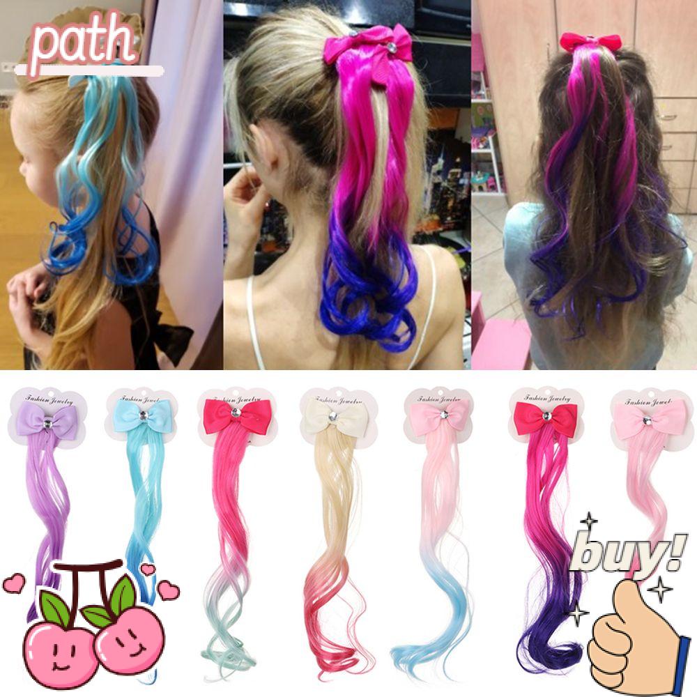 Kẹp Tóc Giả Hình Nơ Xinh Xắn Cho Bé Gái