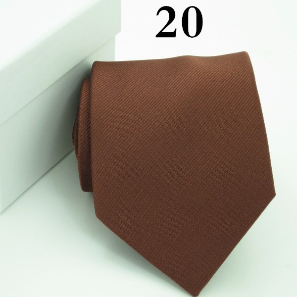 Cà vạt màu trơn thời trang cho nam 8cm