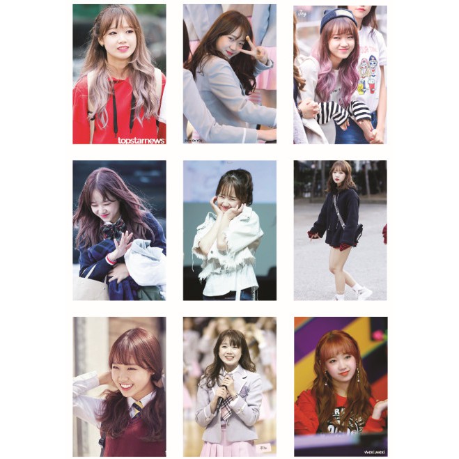 Lomo card ảnh thành viên Weki Meki - Choi YooJung full 81 ảnh