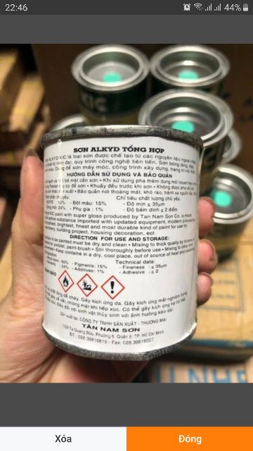 Sơn dầu alkyd KiC 70g nhiều màu cho sắt gỗ(mua trên 4 bình tặng 1 chổi quét sơn)