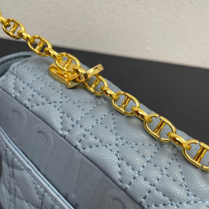 Túi đeo chéo da thật size 21cm thương hiệu Dior CD cao cấp mẫu mới