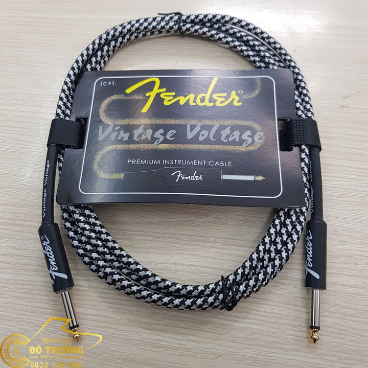 Dây Jack cắm đàn Guitar Fender loại 3m