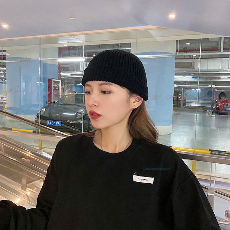 Mũ len beanie nhiều màu len dày unisex trend đông 2020 MU7
