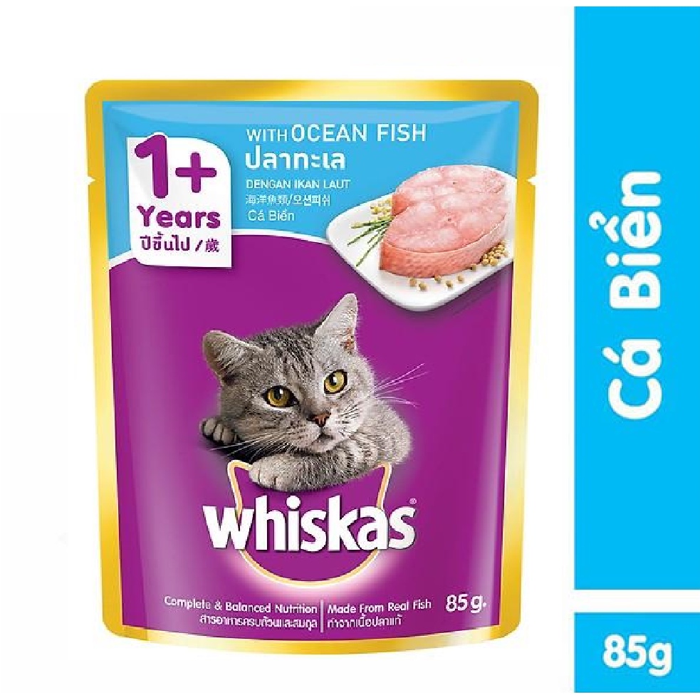 Pate Whiskas Adult Cho Mèo Lớn, Mèo Trưởng Thành 85g