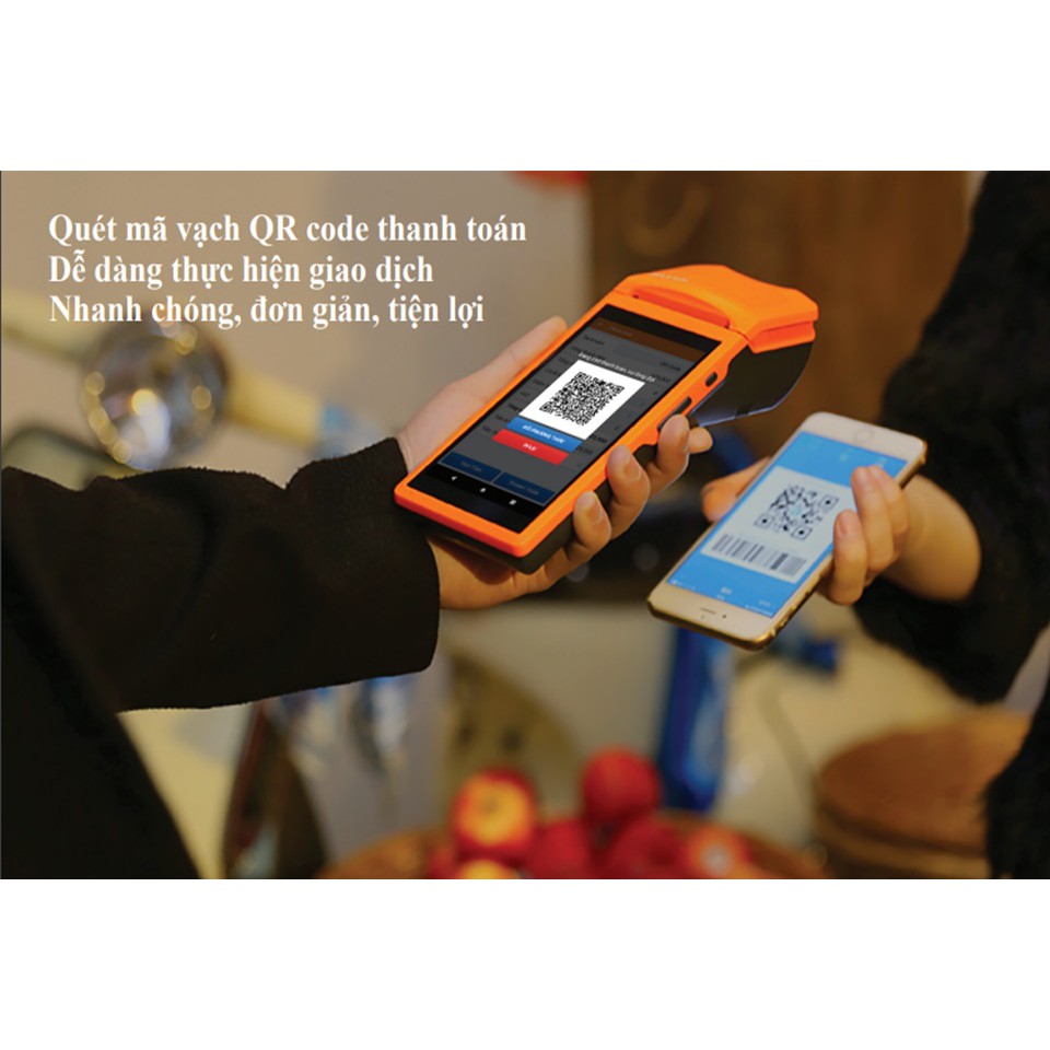 Máy POS In Hóa Đơn Cầm Tay Thông Minh Sunmi POS V1S | BigBuy360 - bigbuy360.vn