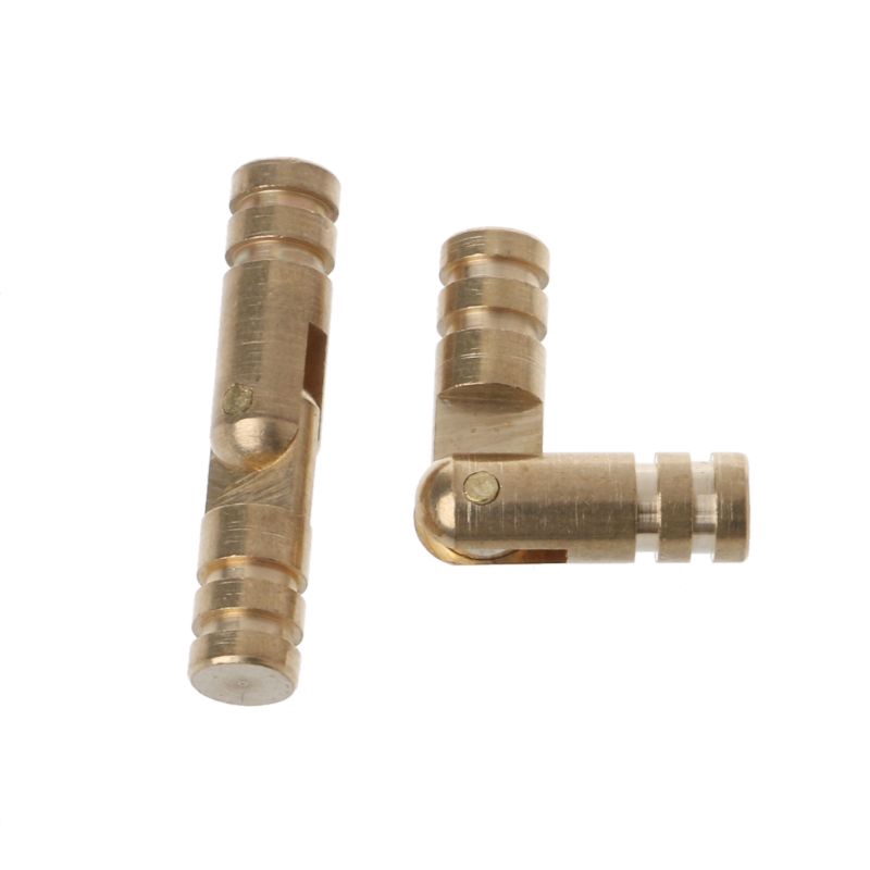 Bộ 10 bản lề đồng màu vàng đồng dùng trang trí hộp quà tặng