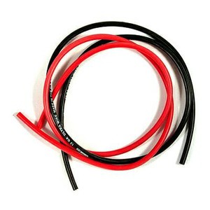 12 Awg Silicone Wire Cable 1 cm Black - Black Cable