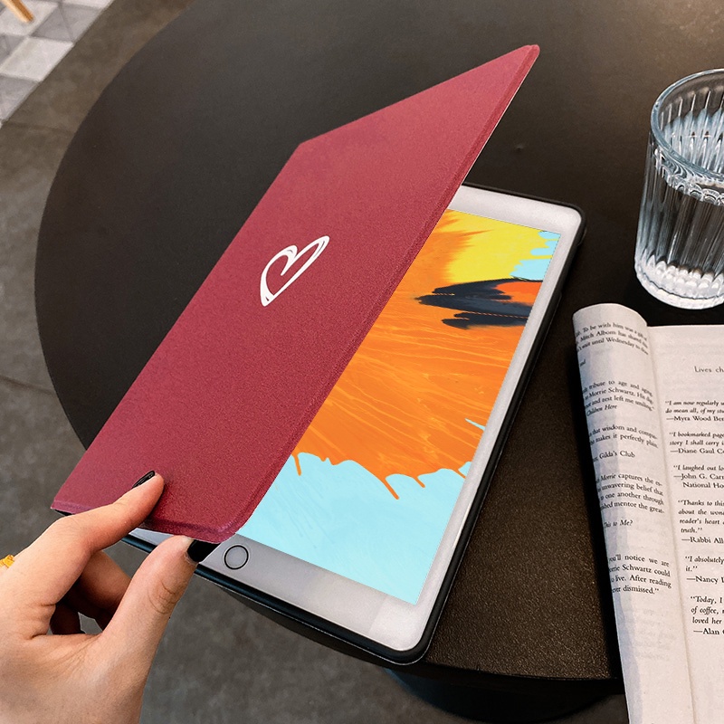 Bao Da Máy Tính Bảng Viền Mềm Có Ngăn Đựng Bút Cho ipad2020 10.2-inch mini5 2019 11 mini 4 2018 9.7 2017