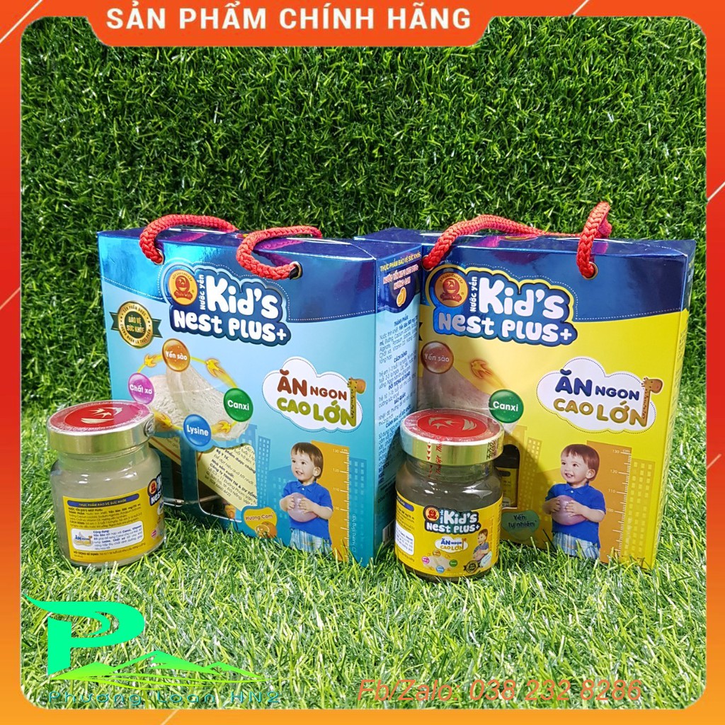 Nước yến Kid's Nest Plus+ Hộp 6 hũ x 70ml