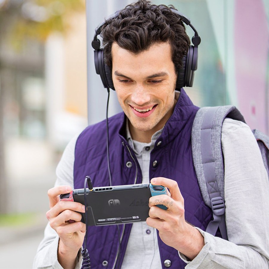 Ốp LAMMCOU trong suốt bảo vệ thích hợp cho Nintendo Switch