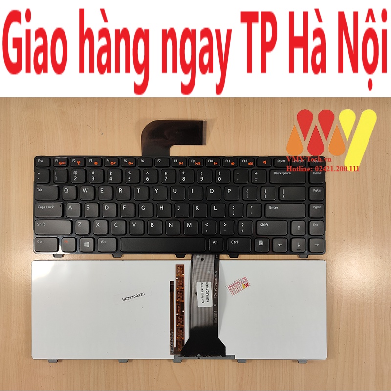 Bàn Phím Laptop Dell N4110 4050 5050 4349 3520 4040 3460 3450 3520 3460 3560 3350 3550 5420 V131 2420