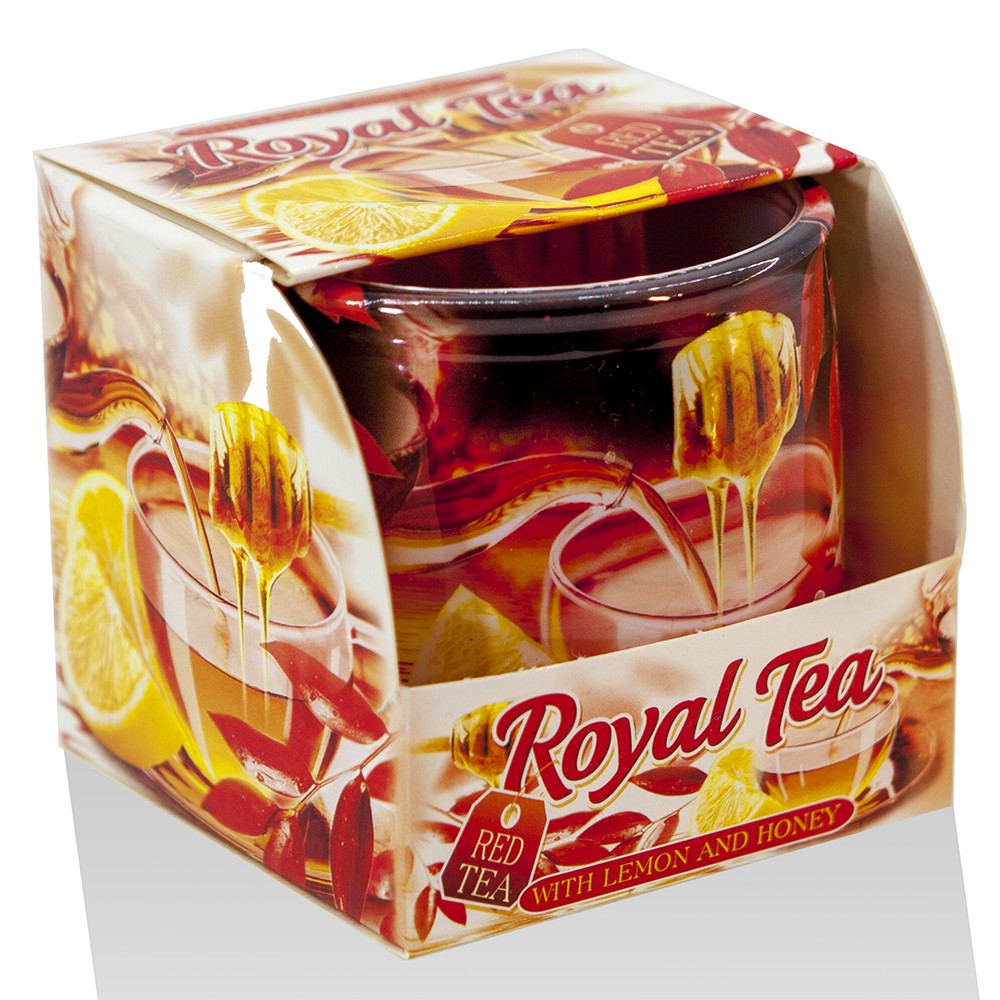 Ly nến thơm tinh dầu Bartek Royal Tea 100g QT025833 - trà hoàng gia, thơm phòng, khử mùi (giao mẫu ngẫu nhiên)