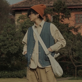 Áp gile denim phong cách retro vintage Tiệm Cũ Kĩ