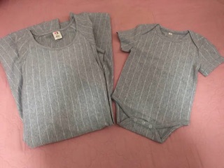 (Ảnh thật) combo váy cho con bú + body cho bé