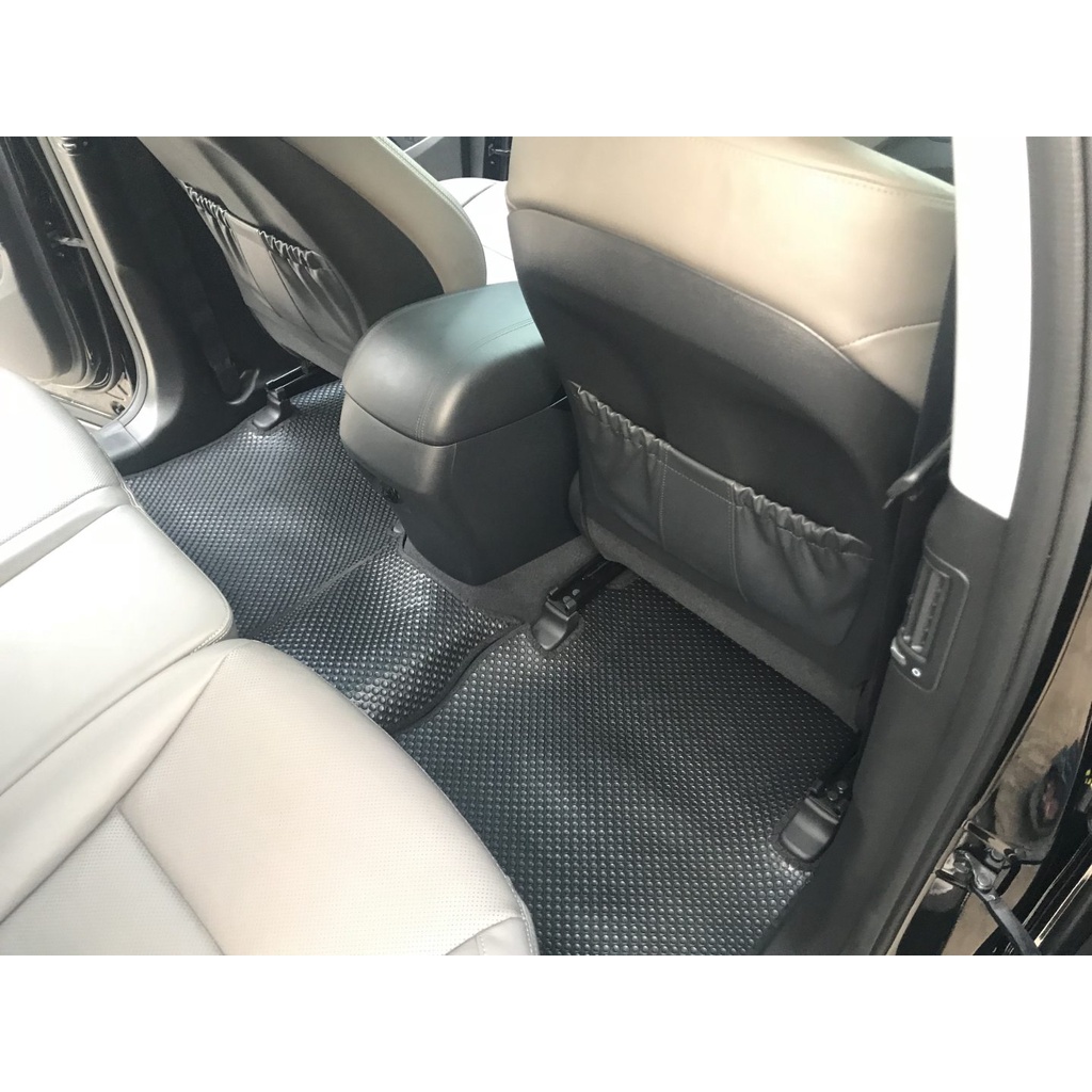 Thảm lót ô tô KATA cho xe Hyundai Santafe bản 7 chỗ  - Khít với sàn, Chống trơn, Không mùi, Không ẩm mốc