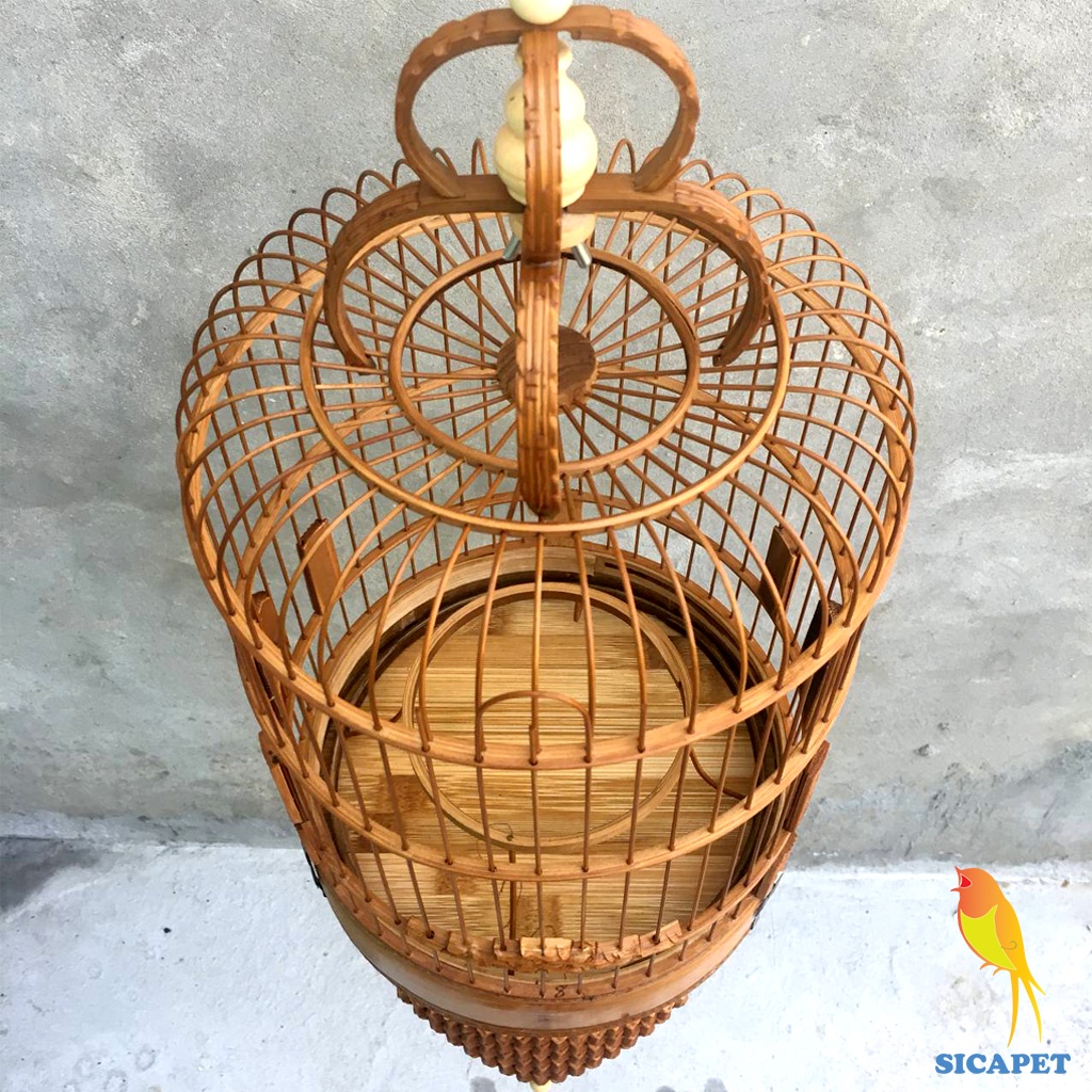 Lồng chim khuyên đẹp, chim Sâu, Lồng chim vành khuyên đục đốt trúc đẹp, chim sâu SICAPET