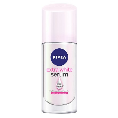 Lăn Khử Mùi Nivea Serum Extra White 40ml - Thái