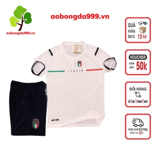 Áo đá bóng đá banh đội tuyển Italia - Ý vải chuẩn thi đấu - aobongda999.vn !