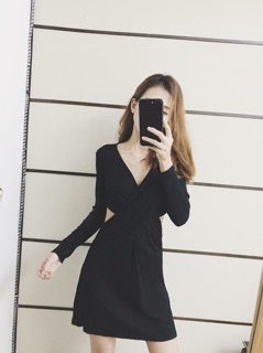 Đầm đắp chéo ngực