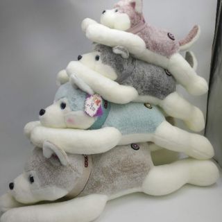 Gấu bông sói nhồi bông chó nằm nhồi bông cao cấp loại 1