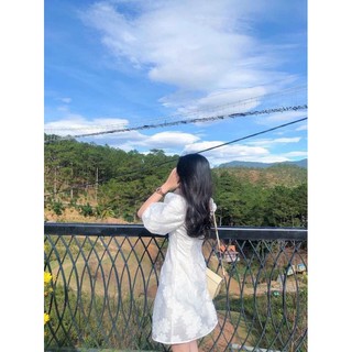 ĐẦM HOA NỔI TAY PHỒNG