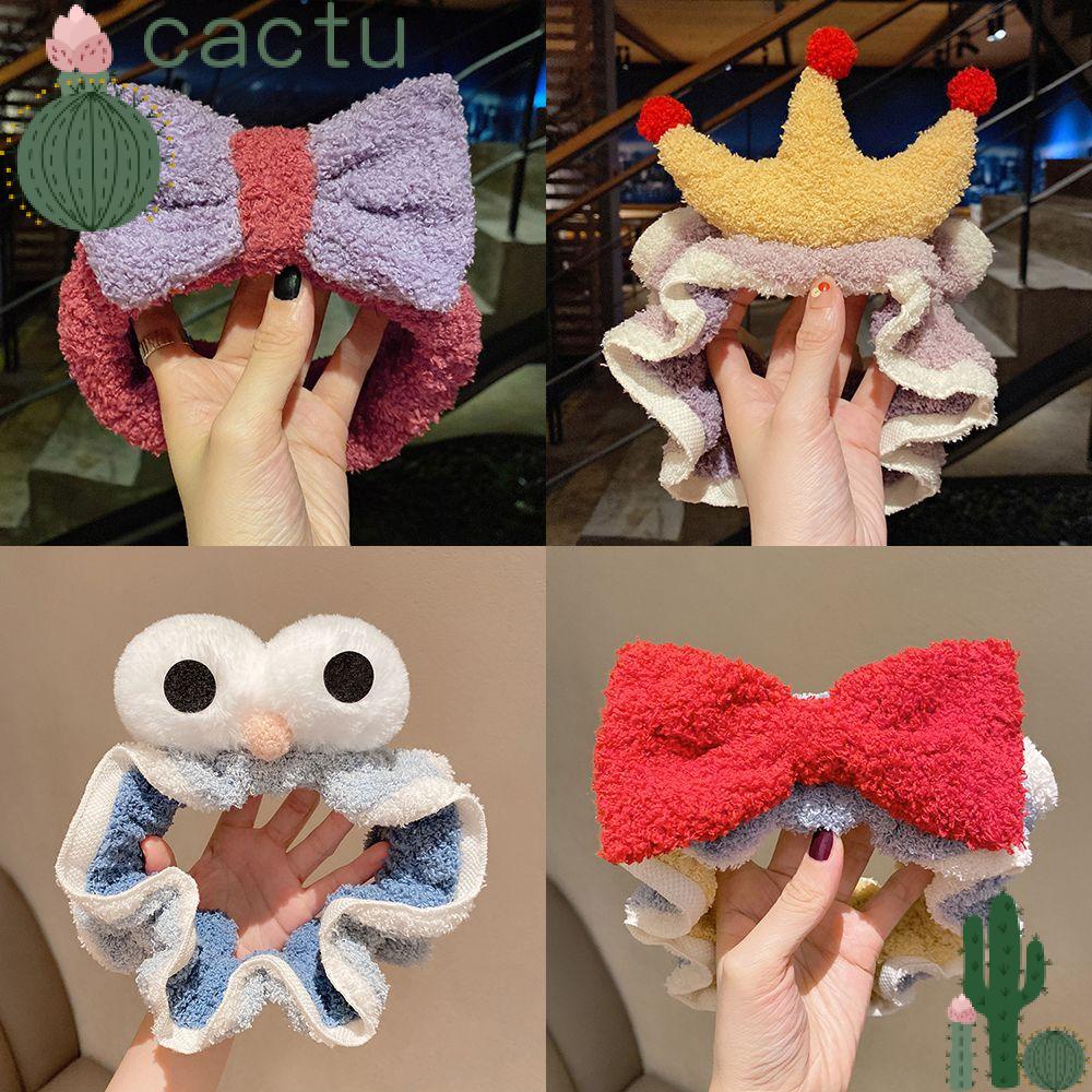 Băng Đô Cài Tóc Rửa Mặt Chống Trượt Bằng Vải Bông Co Giãn Đáng Yêu Phong Cách Hàn Quốc