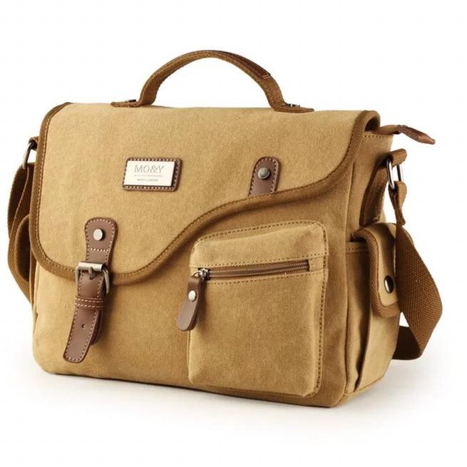 Already stock... Túi đeo chéo thời trang cho nam | Túi đeo chéo canvas nhập khẩu MO&Y 1423