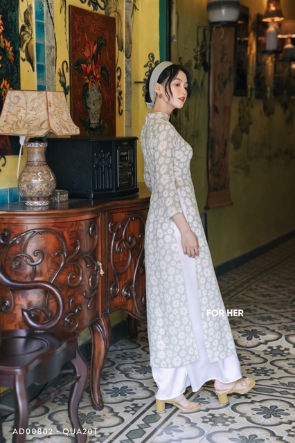 Áo cúc xanh cao cấp