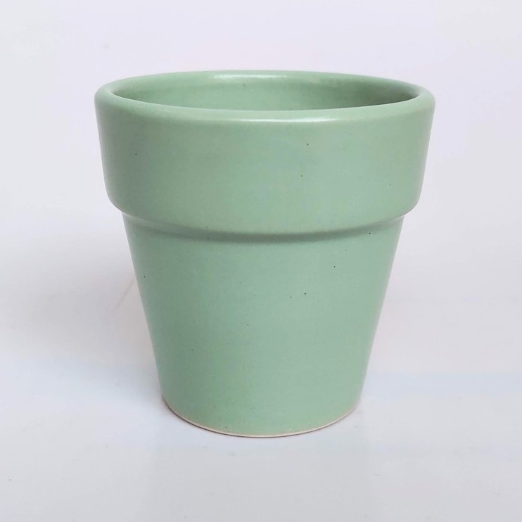 Chậu trồng cây hình xô đai sứ