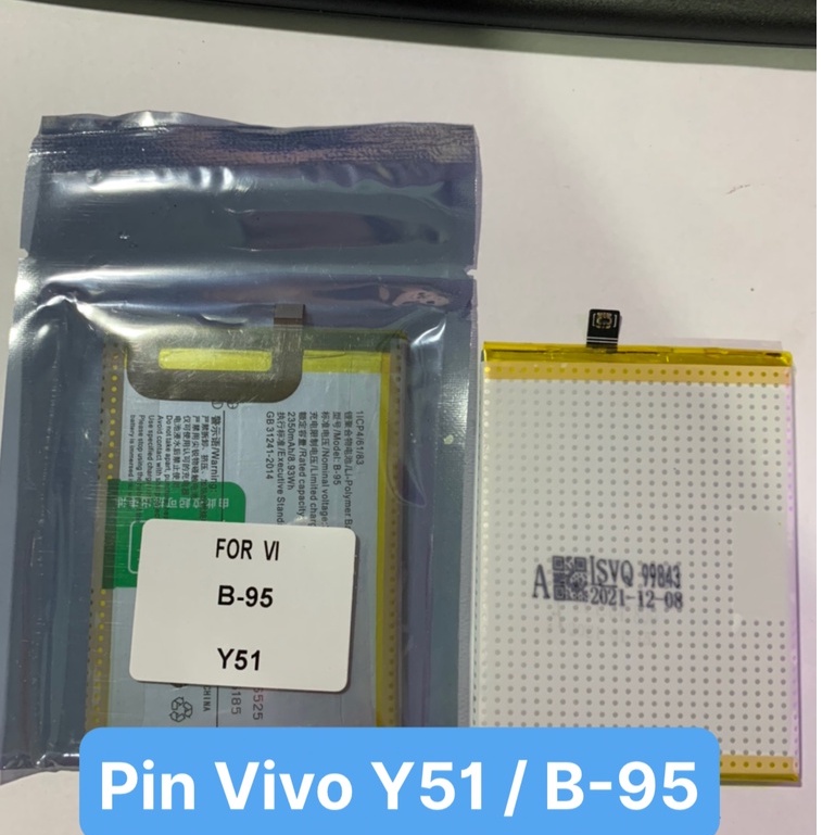 Pin chính hãng Vivo B-95 cho Vivo Y51 Y51L Y51S / 2350mAh / Có bảo hành