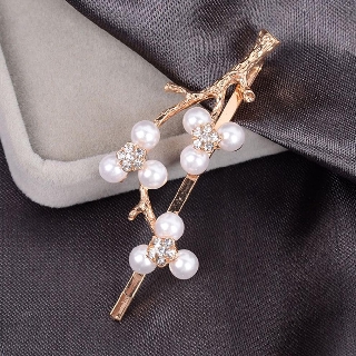 Kẹp tóc nhánh hoa đào