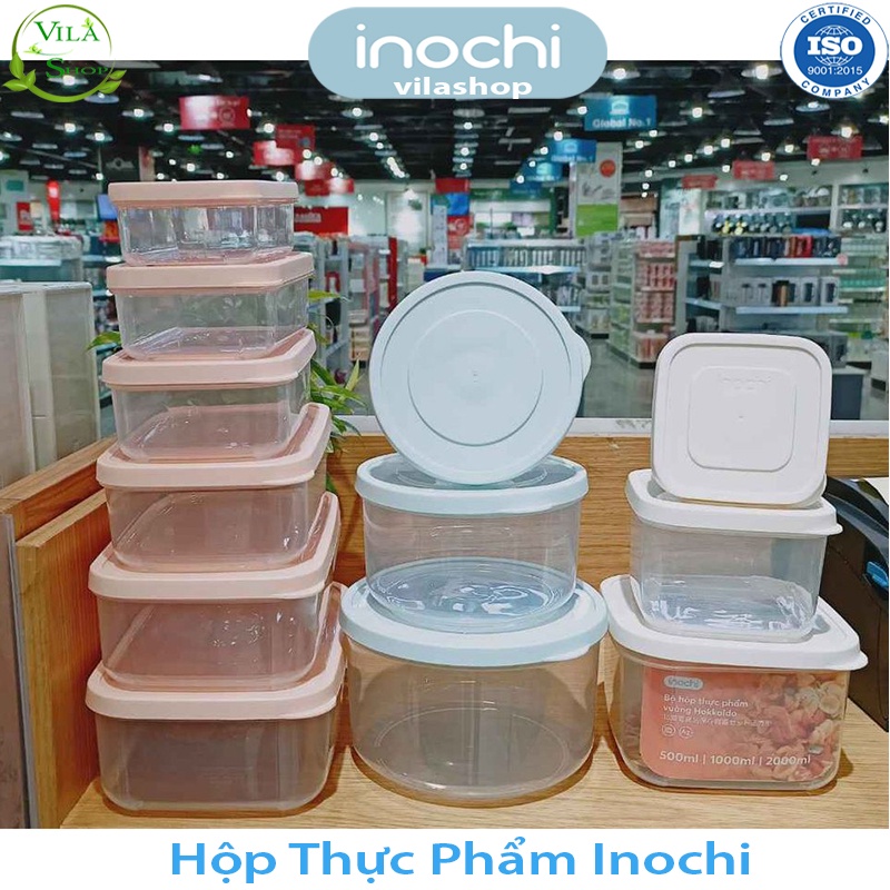 Hộp Bảo Quản Thực Phẩm, Hộp Thực Phẩm Cao Cấp Inochi Không Mùi Sử Dụng An Toàn Trong Ngăn Đông Và Lò Vi Sóng