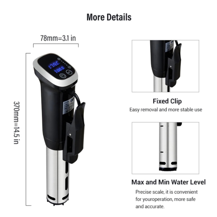 Máy nấu chậm Sous vide BioloMix SV-8008 - [ BẢO HÀNH 24 THÁNG]
