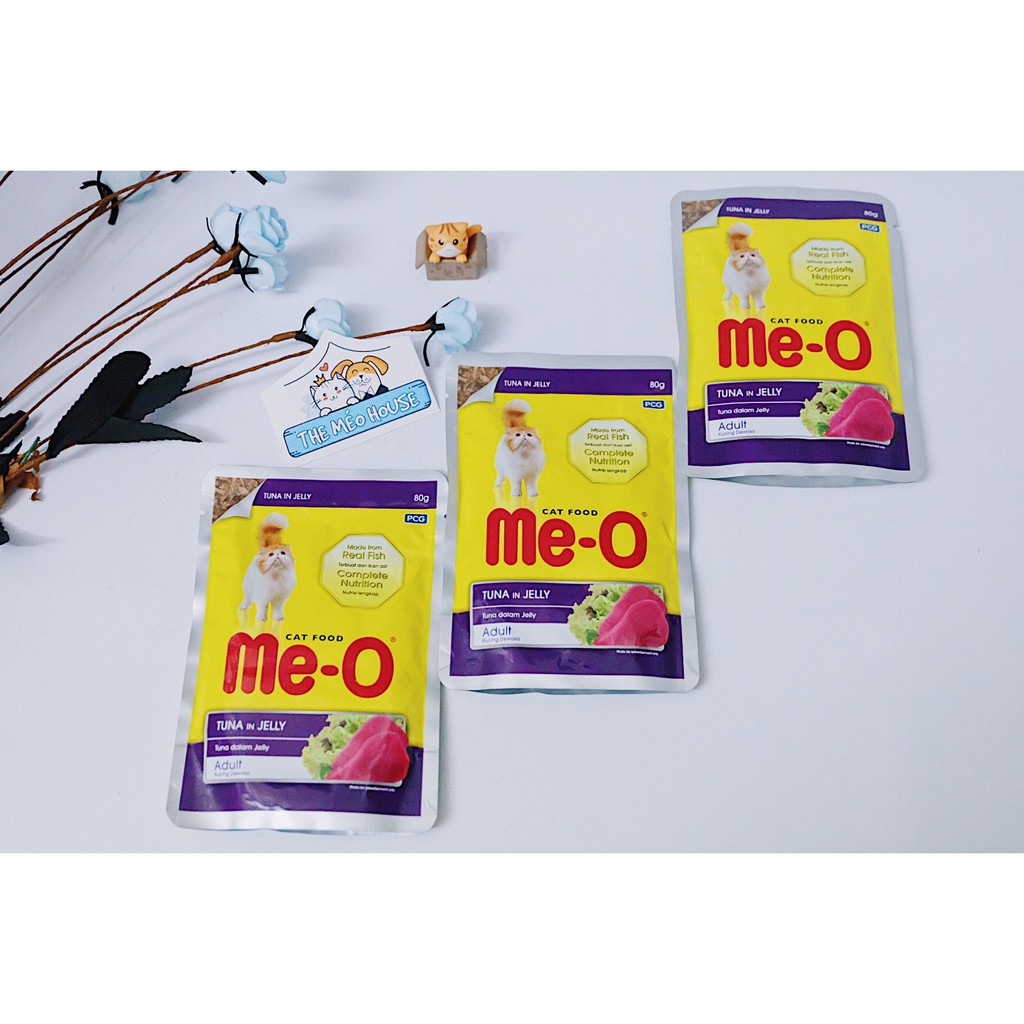 Thức ăn dinh dưỡng Pate Me-o cho mèo gói 80g