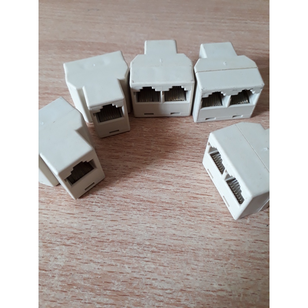 Đầu nối mạng Rj45-chia mạng lan 1 ra 2