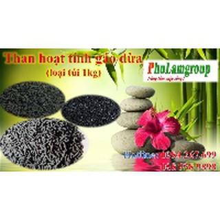Than hoạt tính dùng khử mùi ô tô, lọc nước bể cá (Nhập khẩu từ Thụy Điển gói 1kg)...FREE SHIP NỘI THÀNH ĐƠN HÀNG TỪ 199K