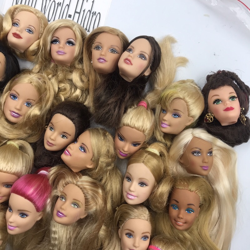 Head búp bê Barbie chính hãng mã E. Đầu búp bê Fashionistas vintage muse cổ điển nghề nghiệp hiếm