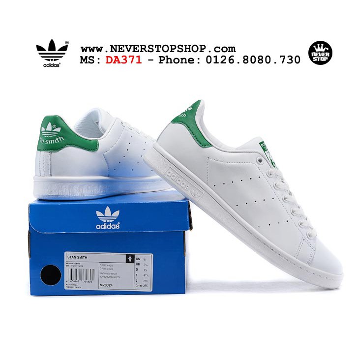 ADIDAS STAN SMITH TRẮNG XANH giày thể thao cổ thấp nam nữ, hàng chuẩn hình, chất lượng nhất | NeverStopShop.com