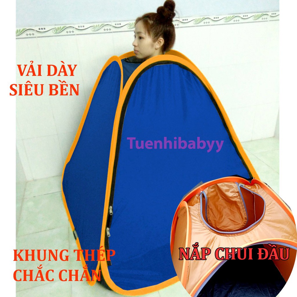 Lều xông hơi CHUI ĐẦU tự bung-Vải DÀY(màu ngẫu nhiên)