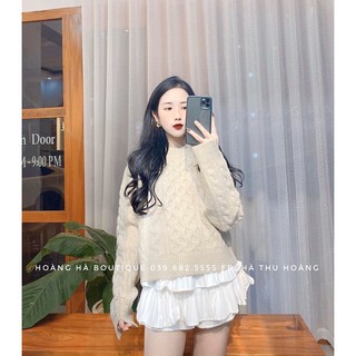 Áo Len Thừng Lông Thỏ